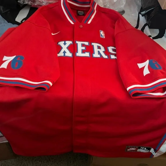 VTG Philadelphia 76ers Jersey – Stars & Stripes City Edition - Size Xl - Picture 9 of 17